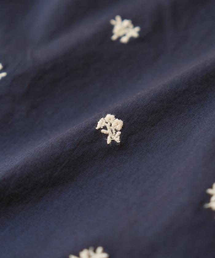 印度小花刺繡鬆緊休閒褲（可成套搭配）