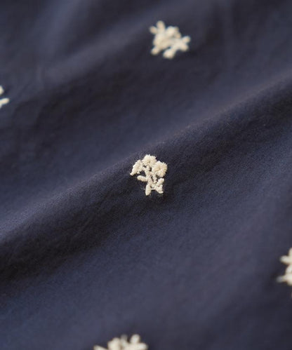 印度小花刺繡鬆緊休閒褲（可成套搭配）