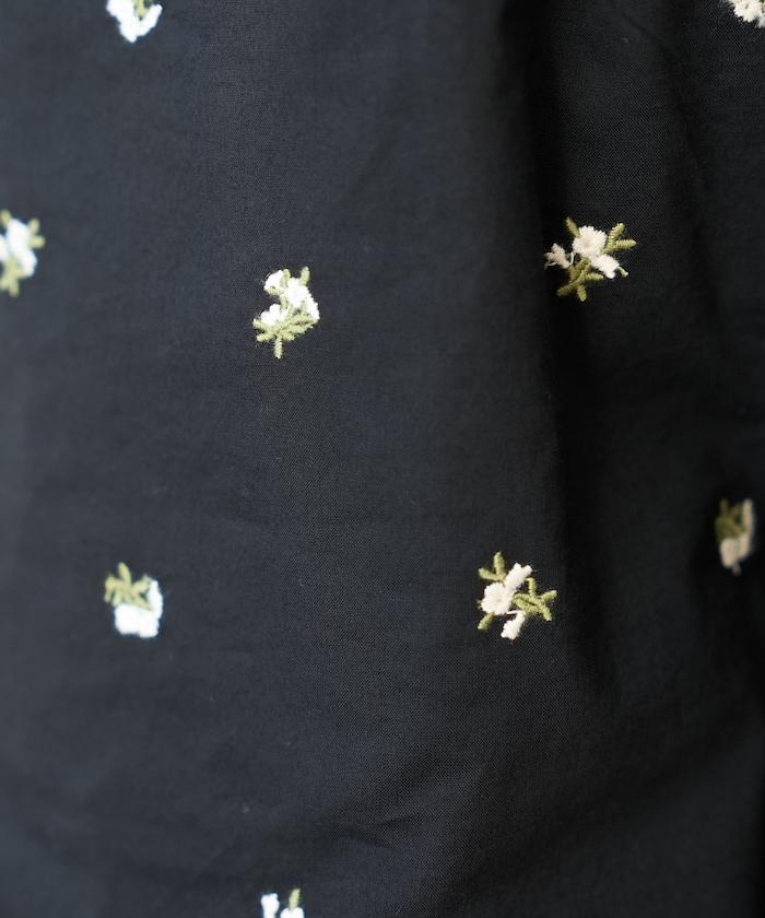印度小花刺繡鬆緊休閒褲（可成套搭配）