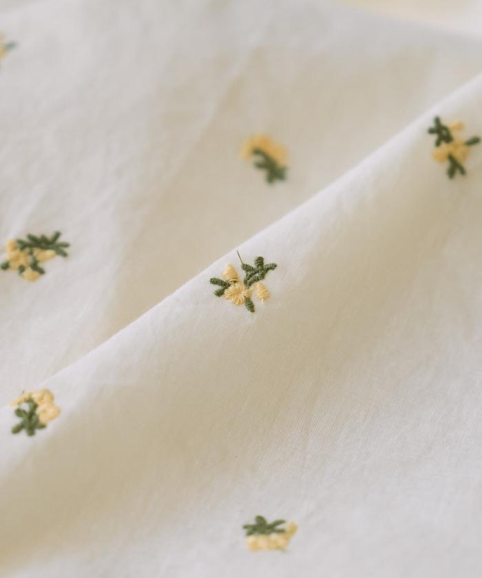 印度小花刺繡吊帶連衣裙
