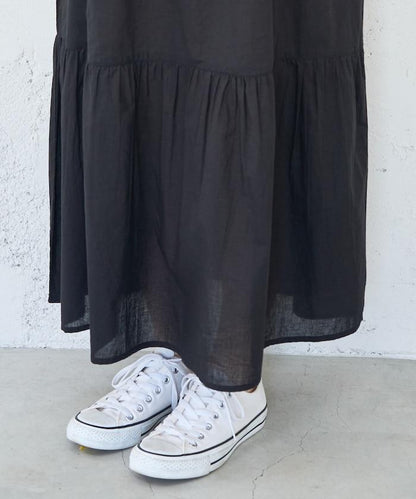 印度蕾絲拼接開領連衣裙（限定展開）