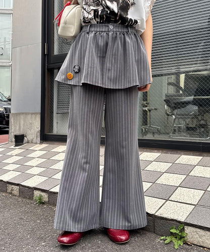 缶バッジSET 疊穿感西裝褲