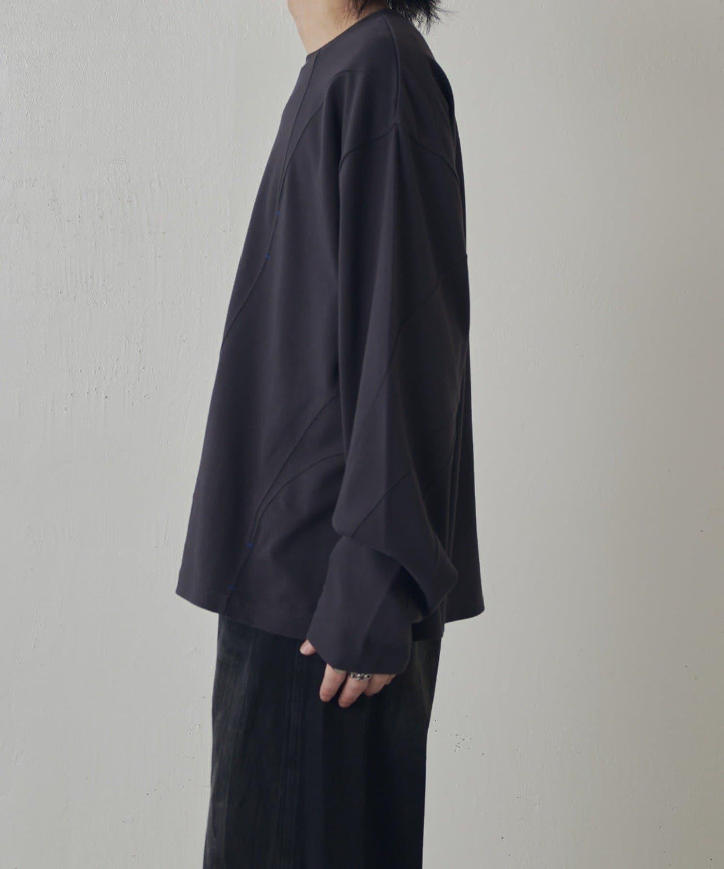 隨機拼接設計 長袖T恤