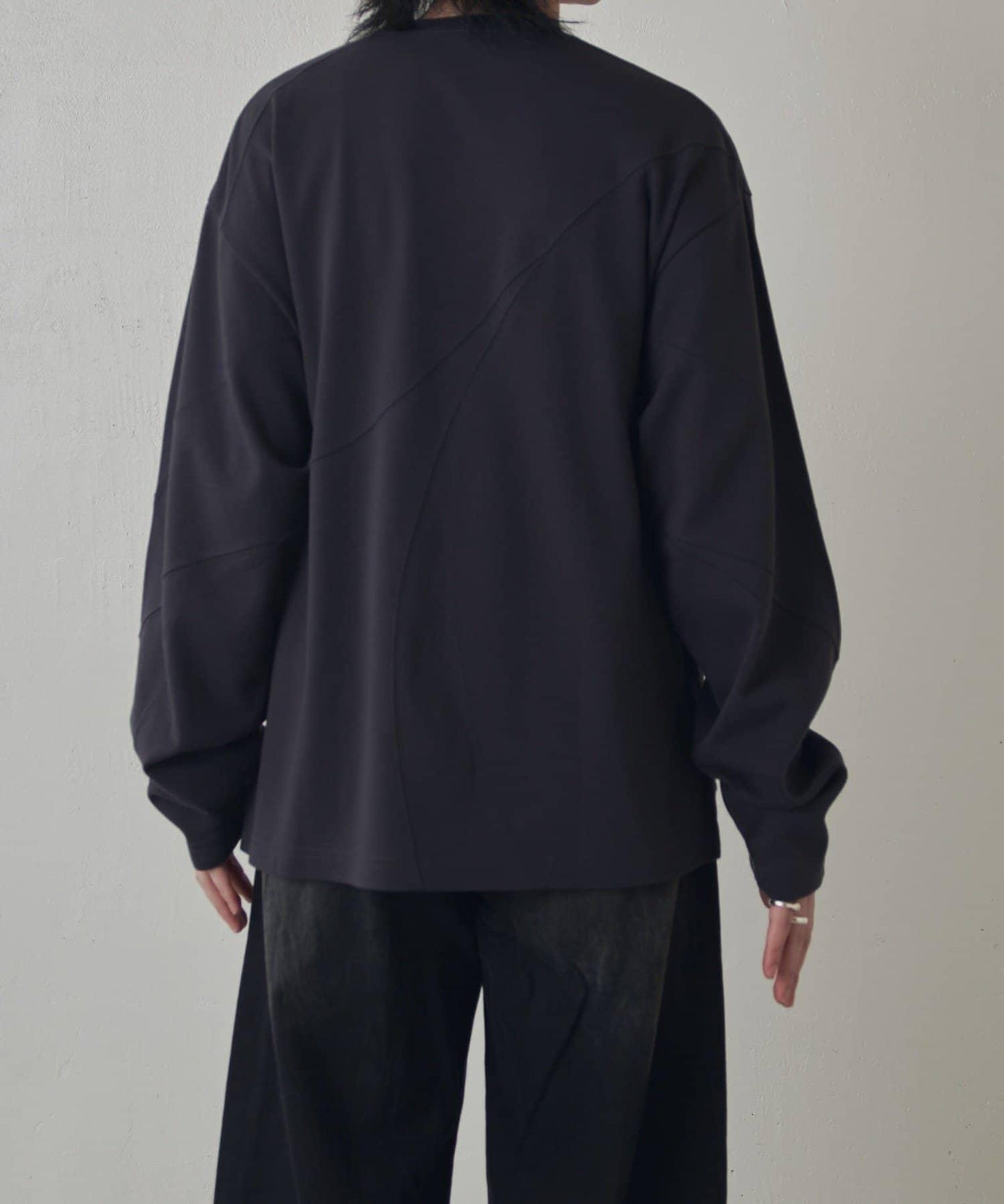 隨機拼接設計 長袖T恤