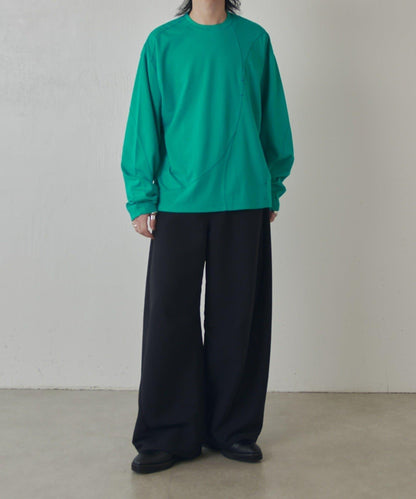 隨機拼接設計 長袖T恤