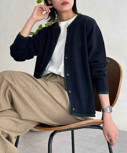 U.S. POLO ASSN. 假兩件衛衣風開衫
