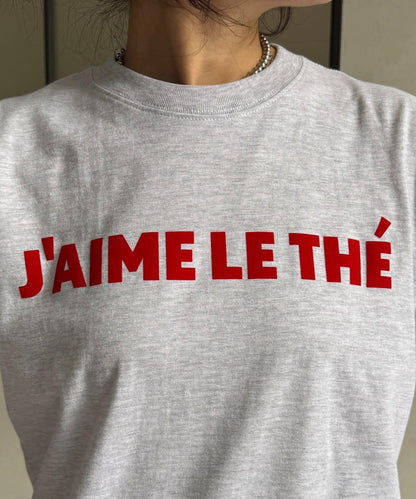 JAIMELETHE 植絨logo字母設計 T恤