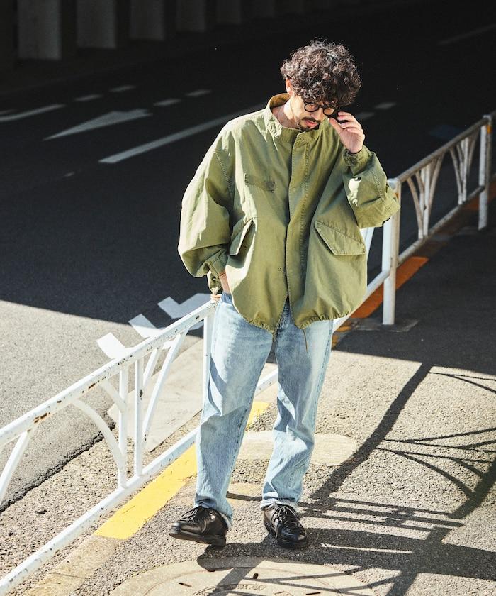 做舊效果 短款 M65 モッズ風外套