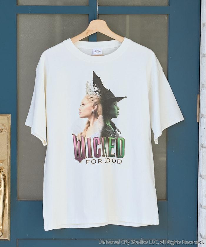WICKED（女巫前傳） 雙魔女圖案 T恤