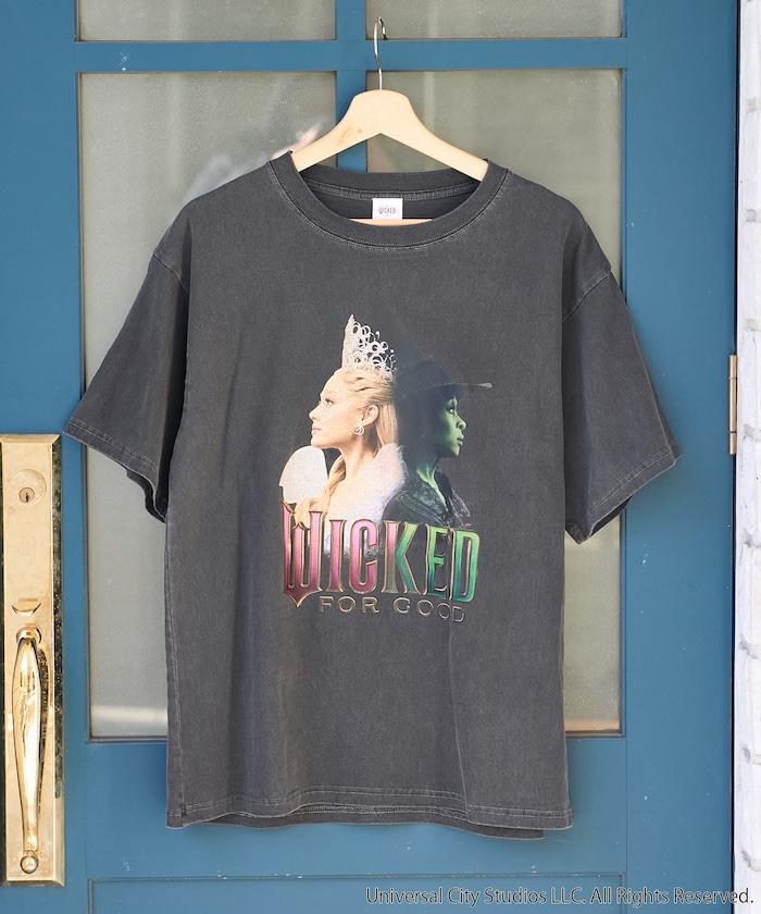 WICKED（女巫前傳） 雙魔女圖案 T恤