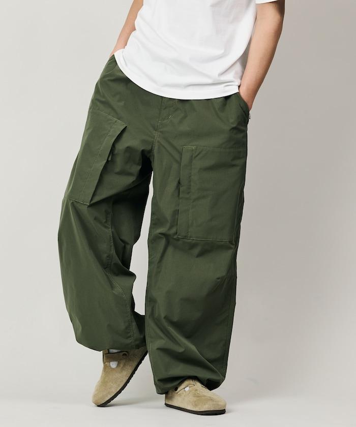 Quick Dry Fabric 闊腿版型 軍事風機組設計 防撕裂滌綸面料 休閒褲