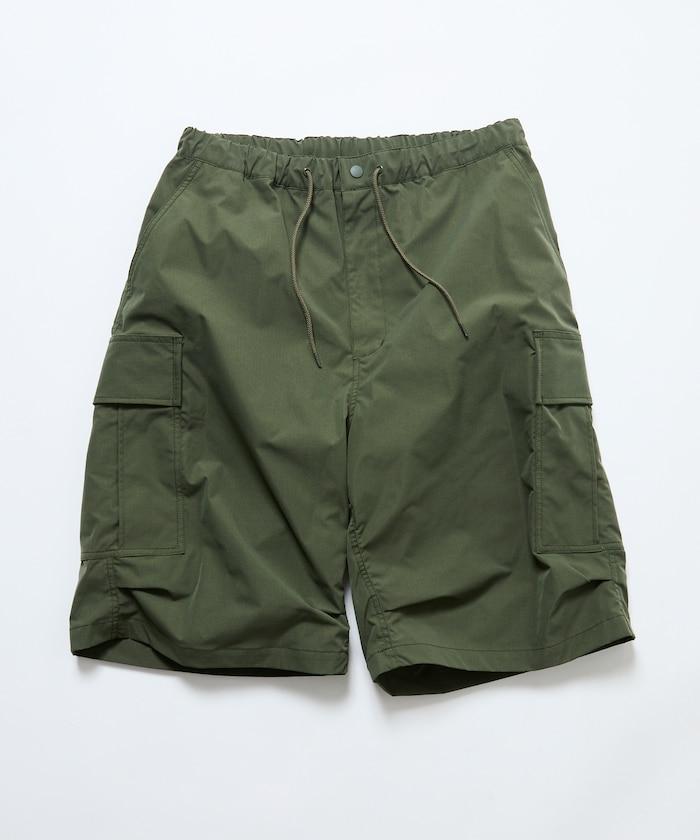 Quick Dry Fabric 寬鬆廓形 工裝口袋 聚酯防撕裂面料 UV防曬速幹 工裝短褲