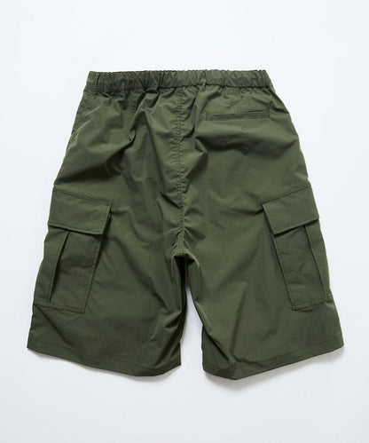 Quick Dry Fabric 寬鬆廓形 工裝口袋 聚酯防撕裂面料 UV防曬速幹 工裝短褲