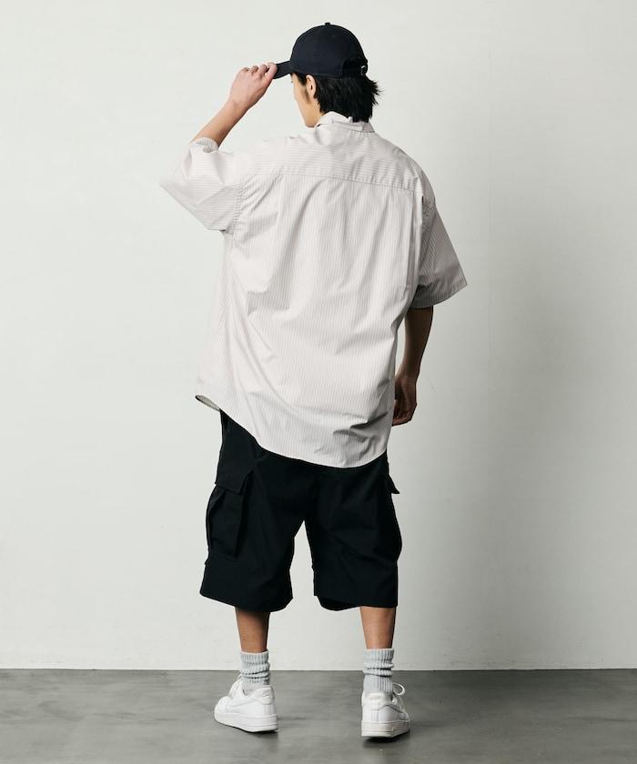 Quick Dry Fabric 寬鬆廓形 工裝口袋 聚酯防撕裂面料 UV防曬速幹 工裝短褲