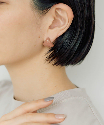 ear PAPILLONNER 彩色三角造型耳飾