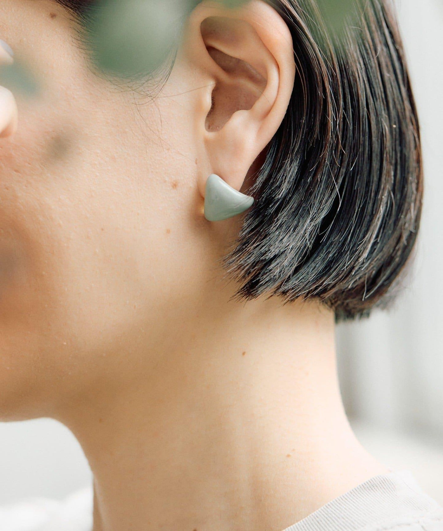 ear PAPILLONNER 彩色三角造型耳飾