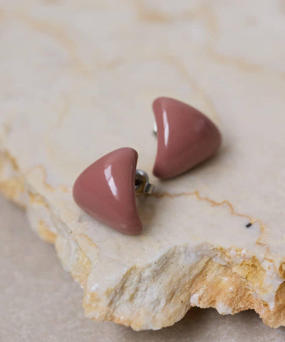 ear PAPILLONNER 彩色三角造型耳飾