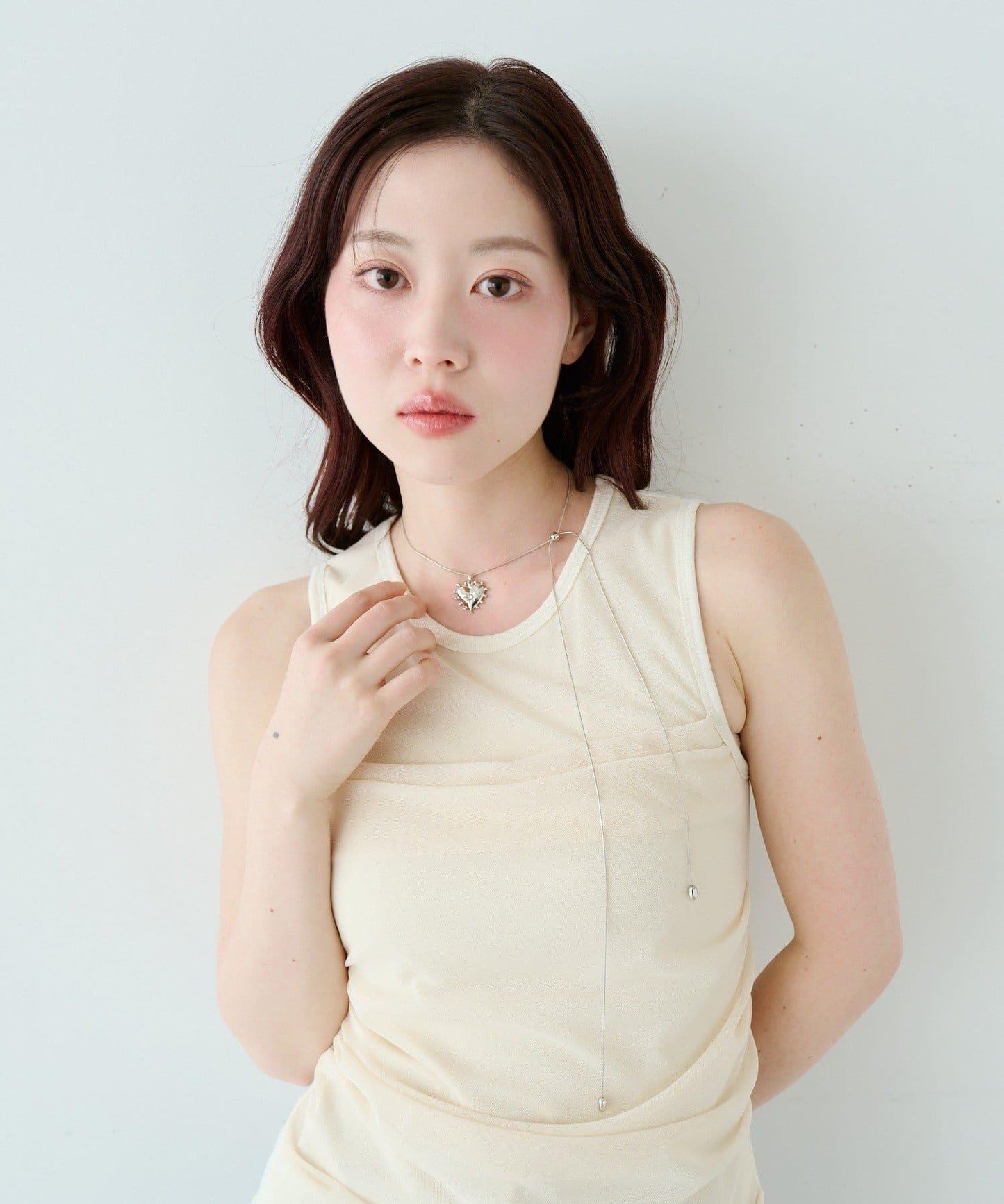 Kastane 蛇形愛心項鍊