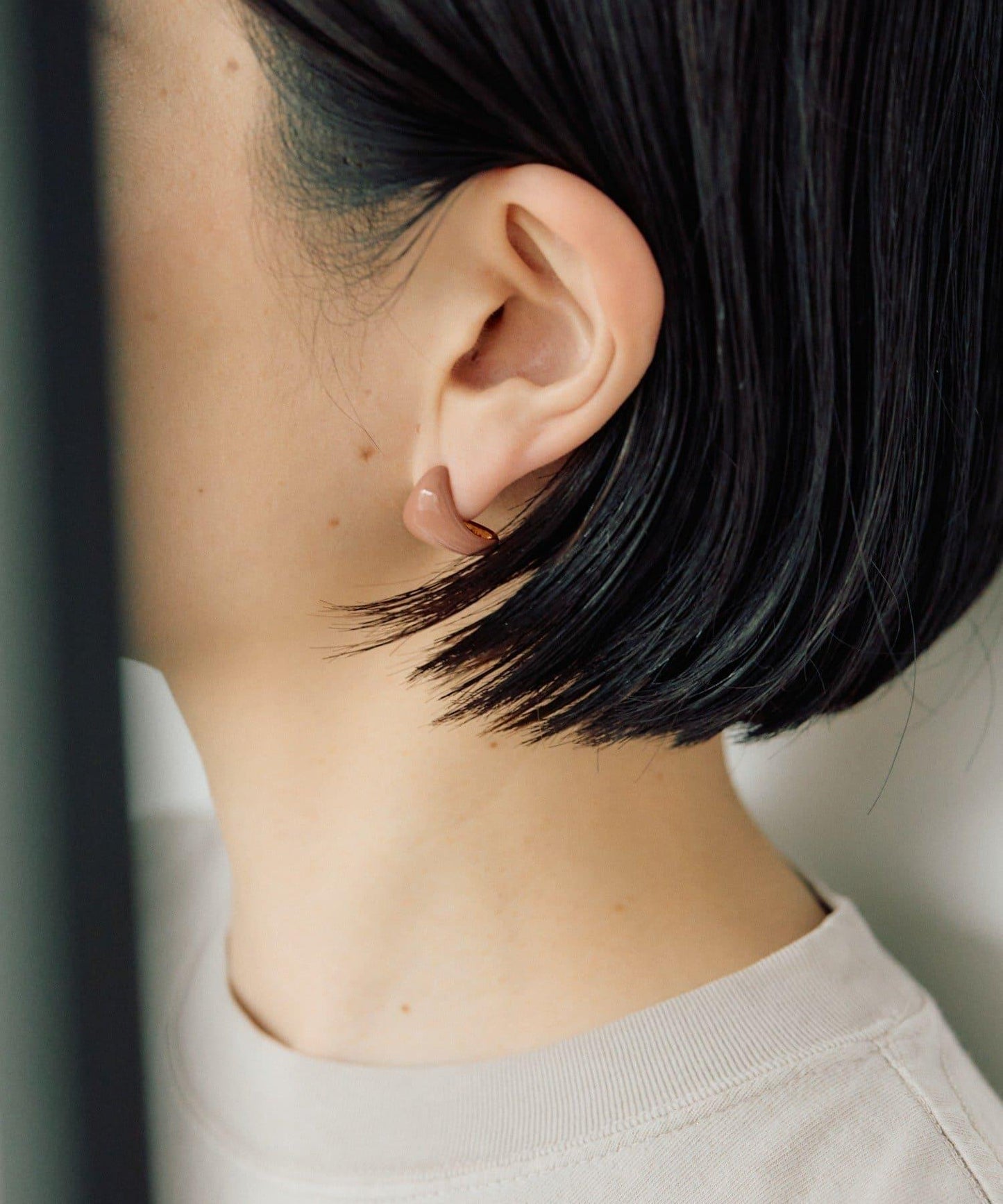 ear PAPILLONNER 彩色三角造型耳飾