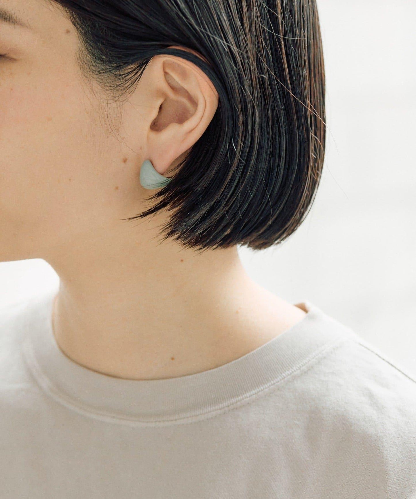 ear PAPILLONNER 彩色三角造型耳飾