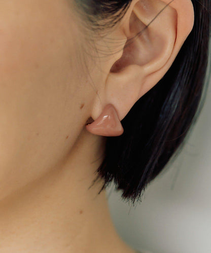 ear PAPILLONNER 彩色三角造型耳飾
