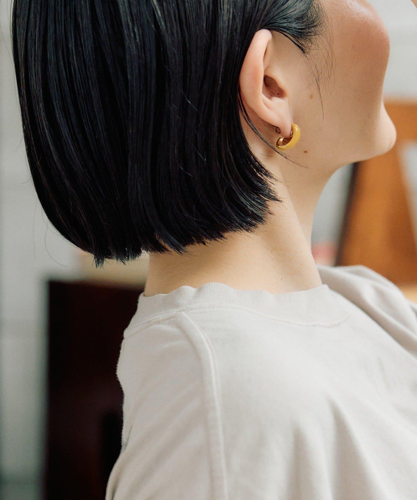 ear PAPILLONNER 彩色三角造型耳飾