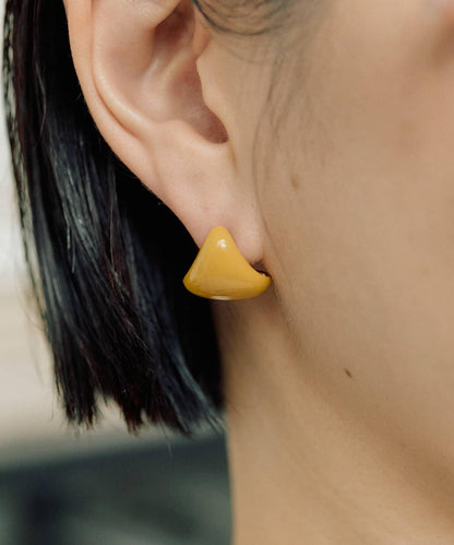 ear PAPILLONNER 彩色三角造型耳飾
