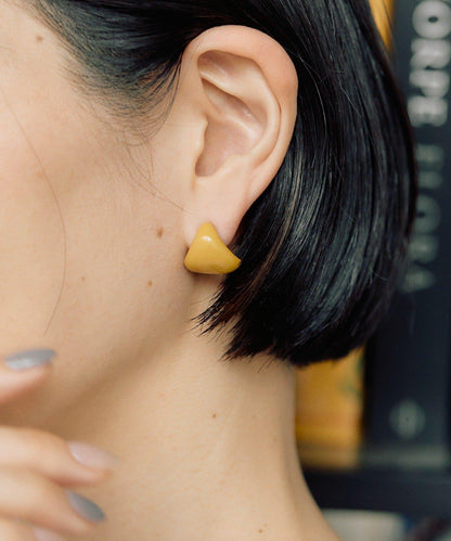 ear PAPILLONNER 彩色三角造型耳飾