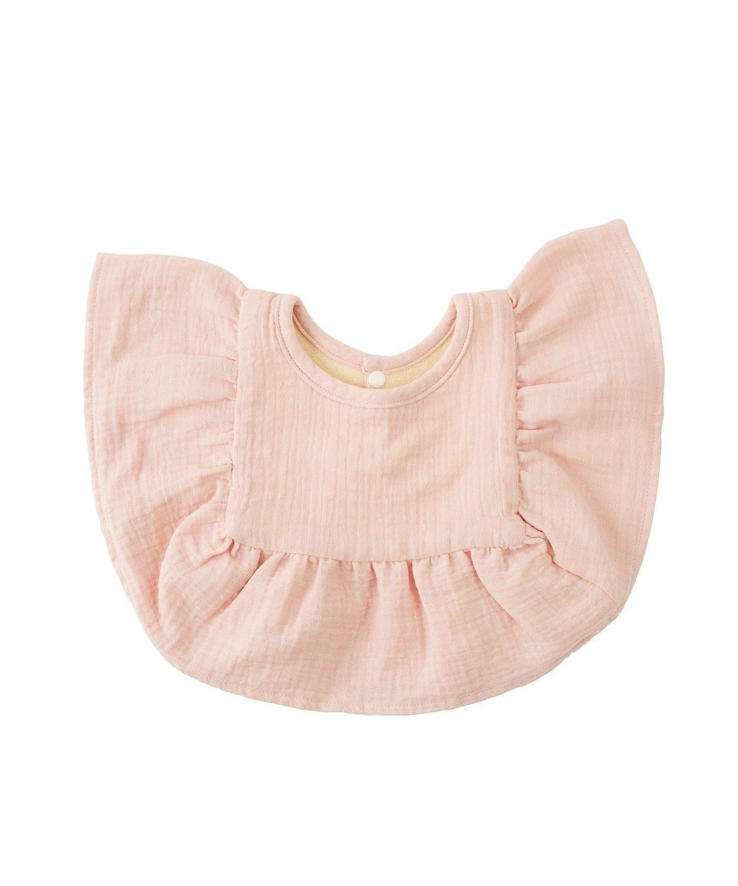 拼接荷葉邊圍兜