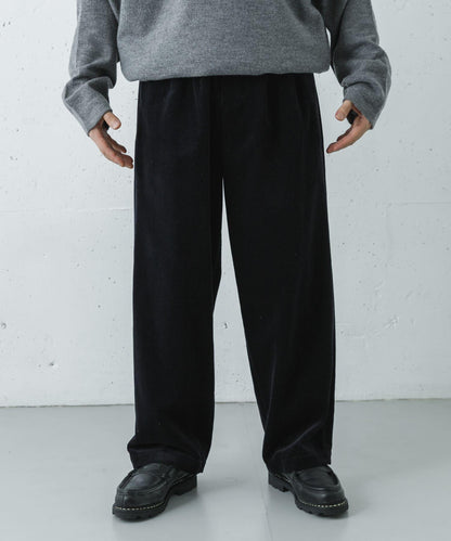 燈芯絨面料 褲子 O.COTTON WALE CORDUROY TR