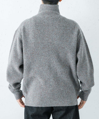 ULTERIOR WOOL COTTON RIB DRIVERS KNIT 羊毛棉羅紋針織衫