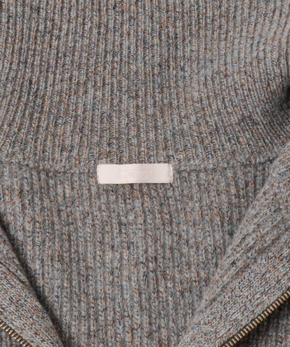 ULTERIOR WOOL COTTON RIB DRIVERS KNIT 羊毛棉羅紋針織衫