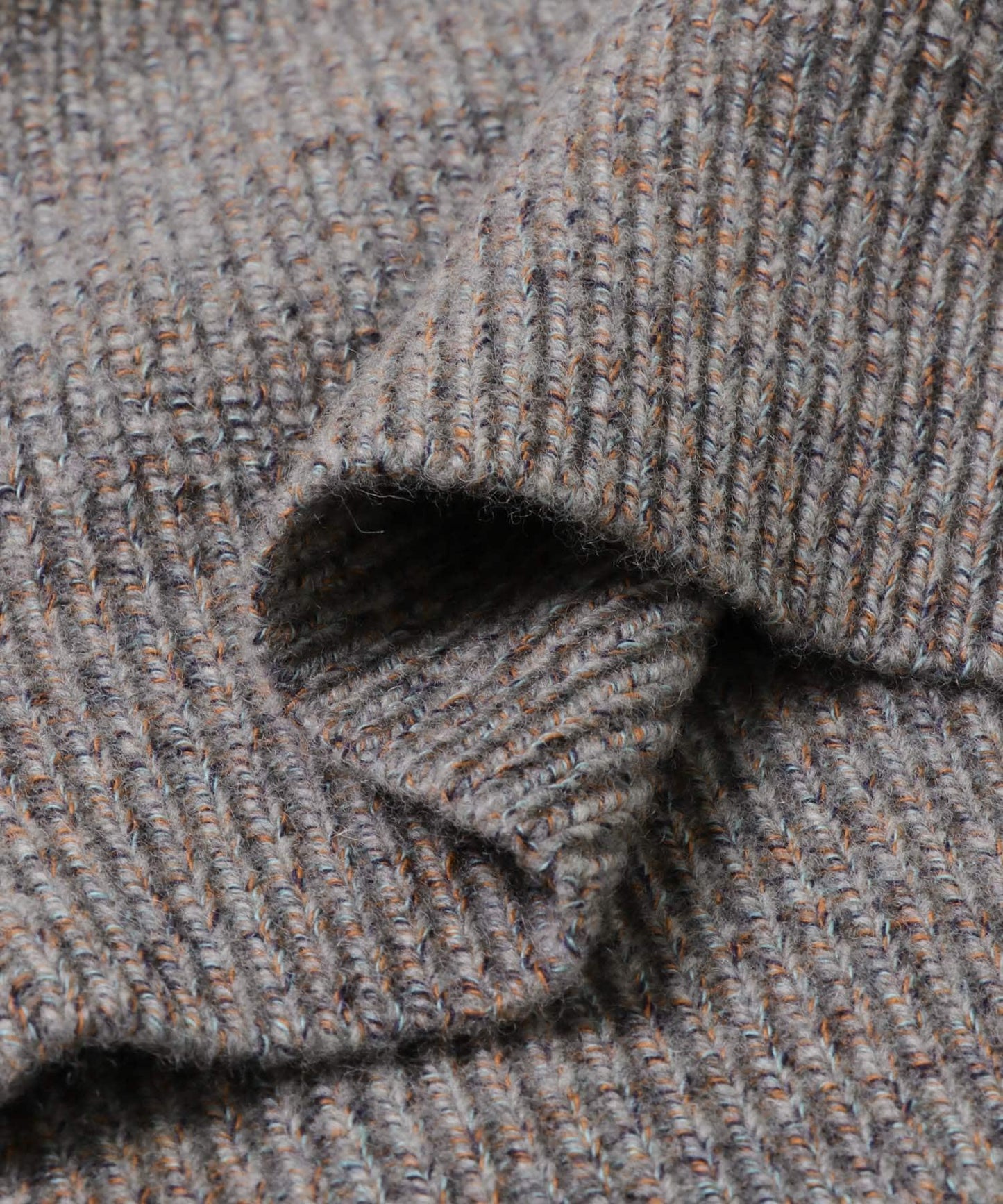 ULTERIOR WOOL COTTON RIB DRIVERS KNIT 羊毛棉羅紋針織衫