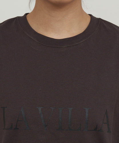 Logo印花 La villa T恤