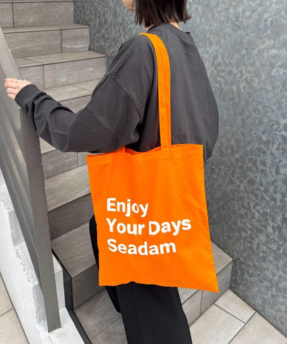 SEADAM 文案印花托特包