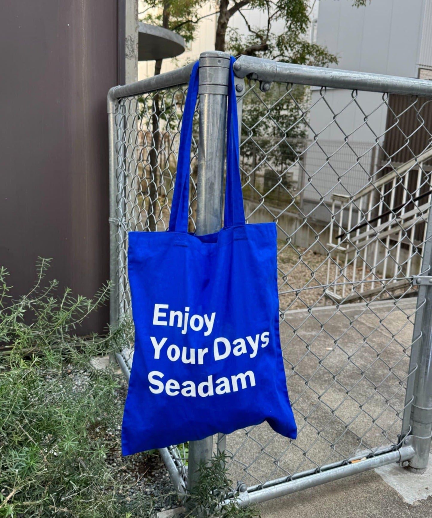 SEADAM 文案印花托特包