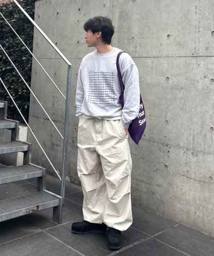 SEADAM 文案印花托特包