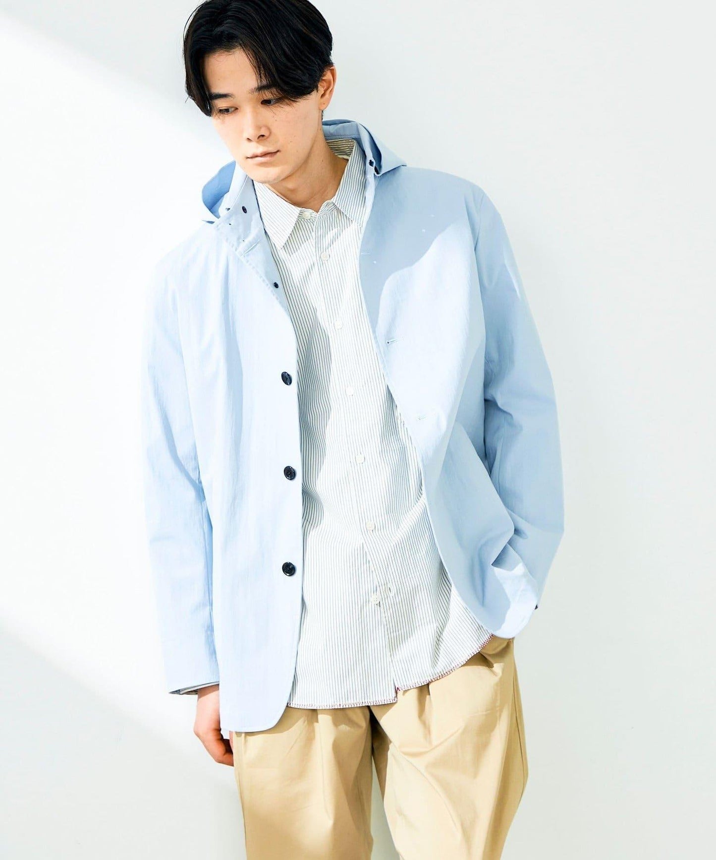 GLOSTER 名品 立領連帽短夾克