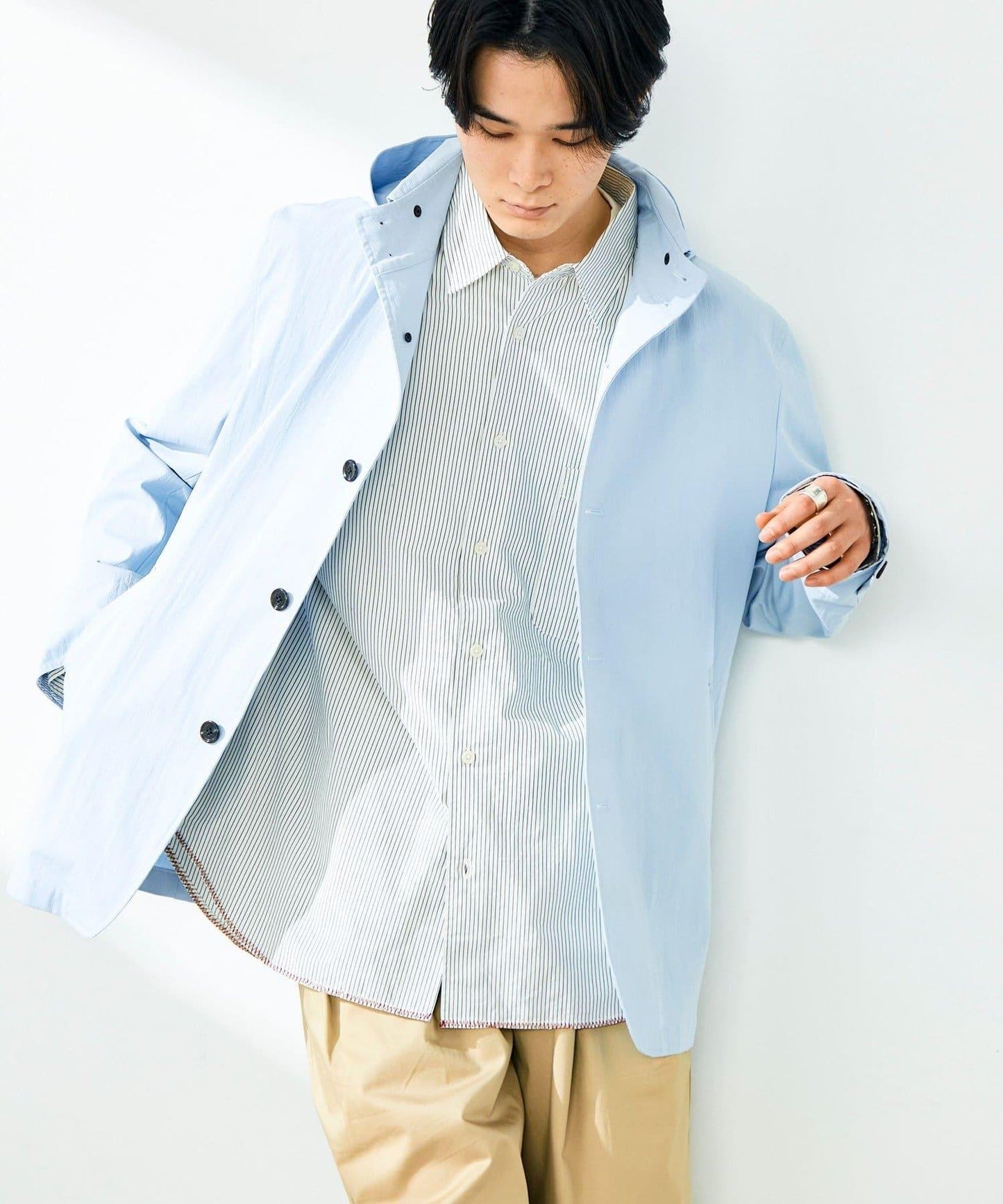 GLOSTER 名品 立領連帽短夾克