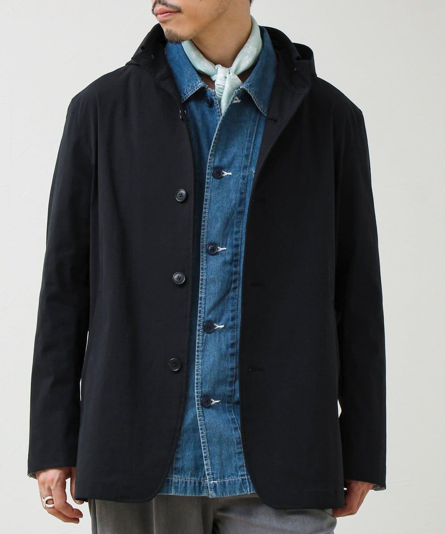 GLOSTER 名品 立領連帽短夾克