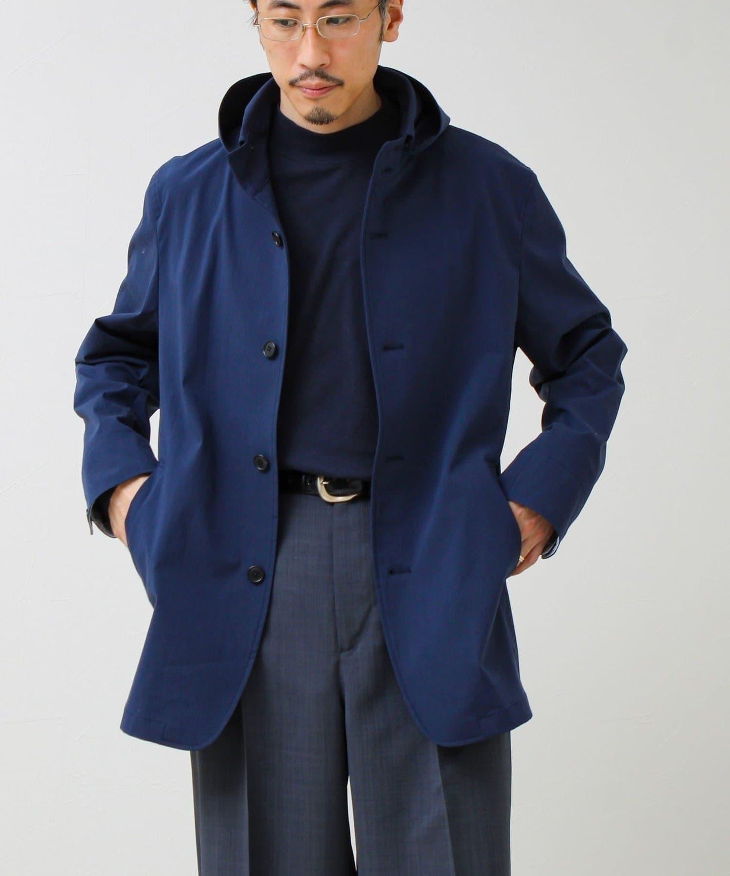 GLOSTER 名品 立領連帽短夾克