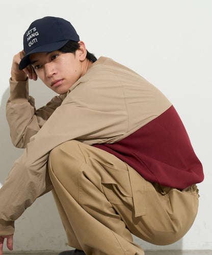 男士闊腿工裝褲