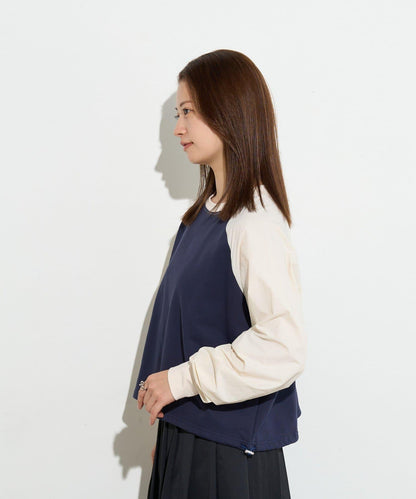 B-DAY STORE 拼接設計 女款 針織上衣