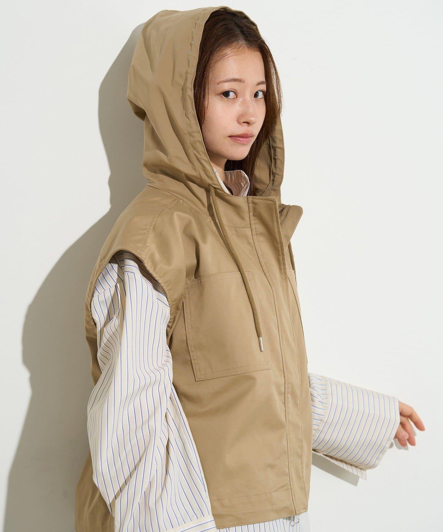 女款連帽背心
