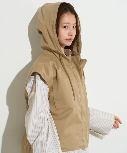 女款連帽背心