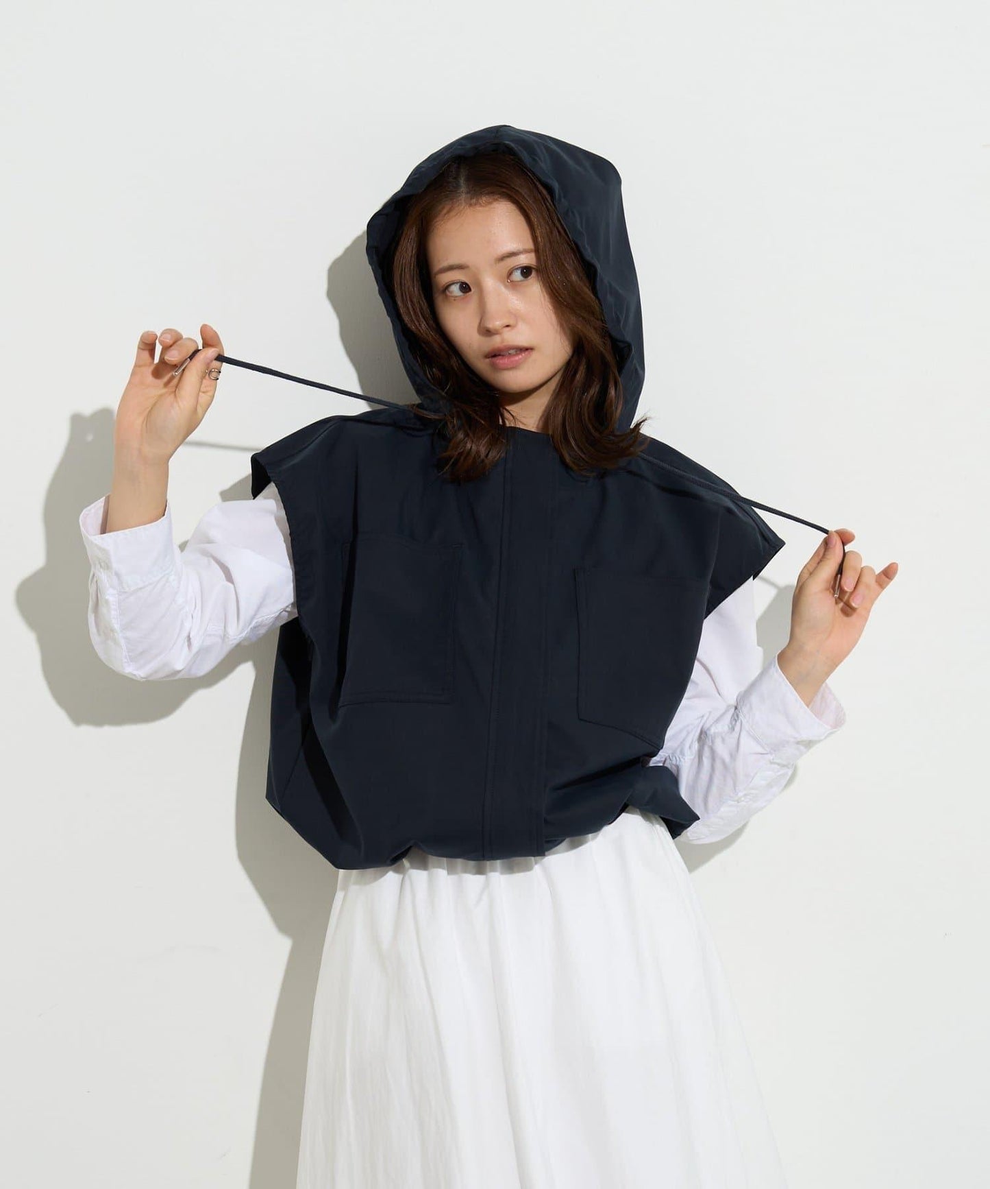 女款連帽背心