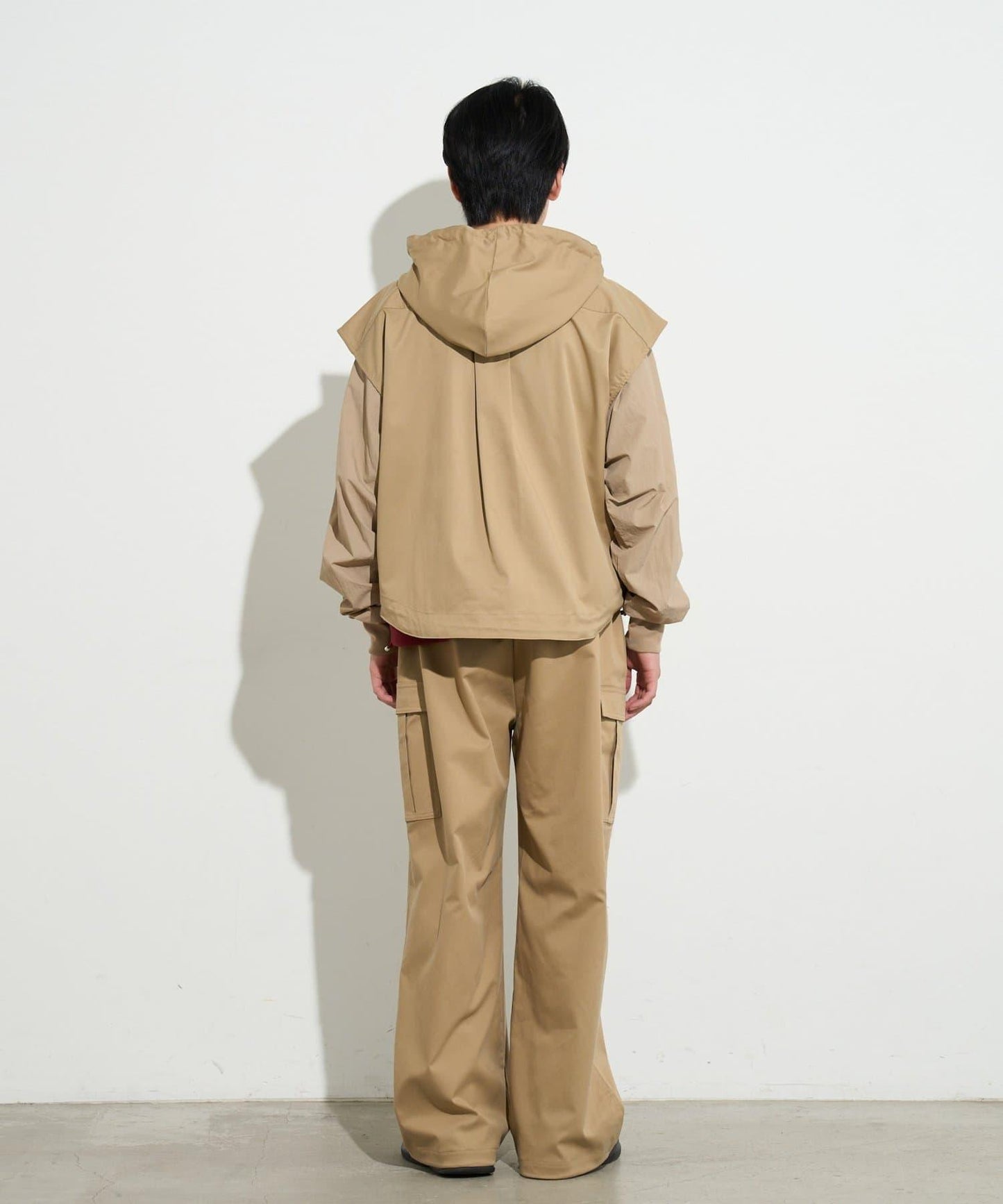 男士闊腿工裝褲