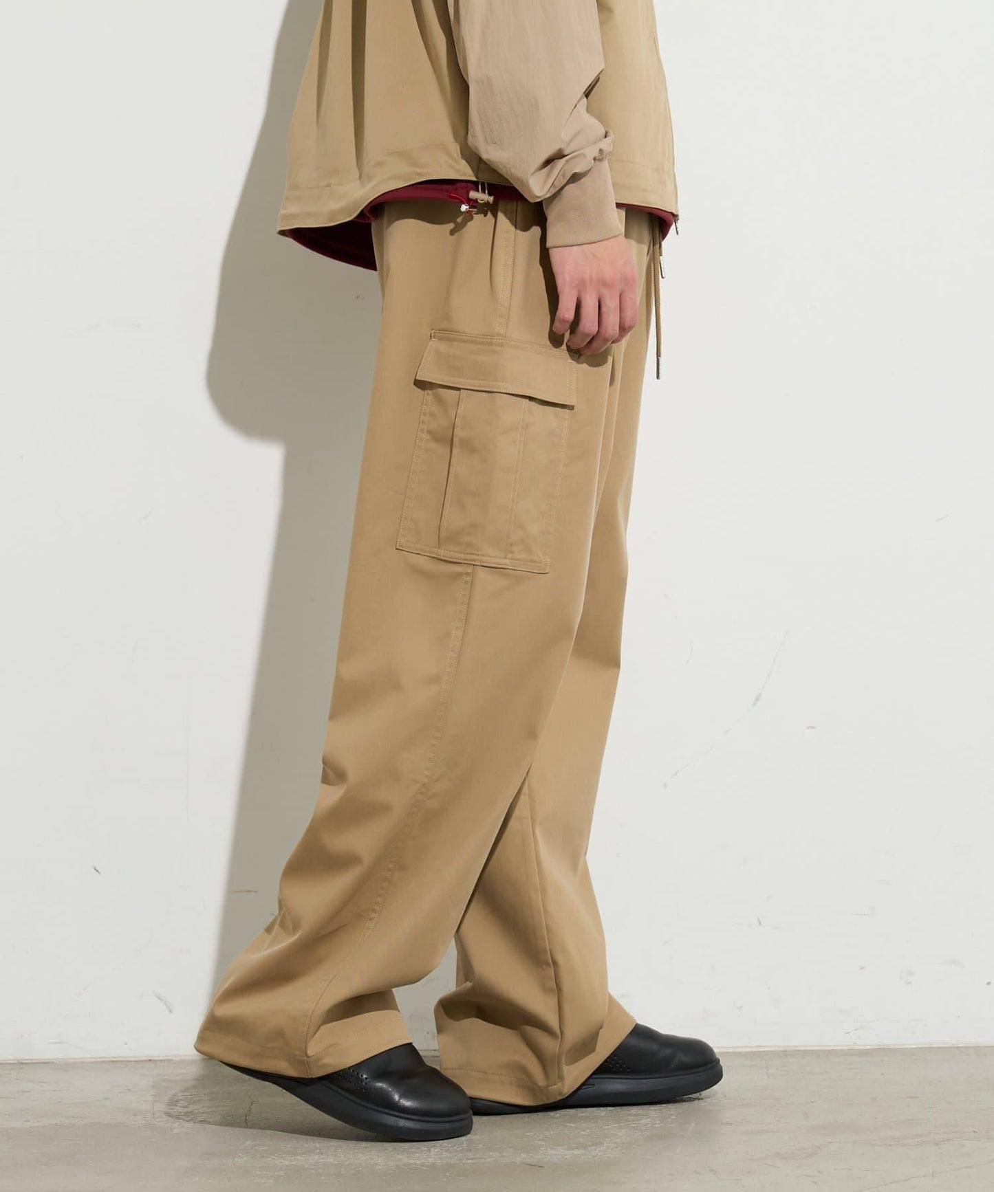 男士闊腿工裝褲