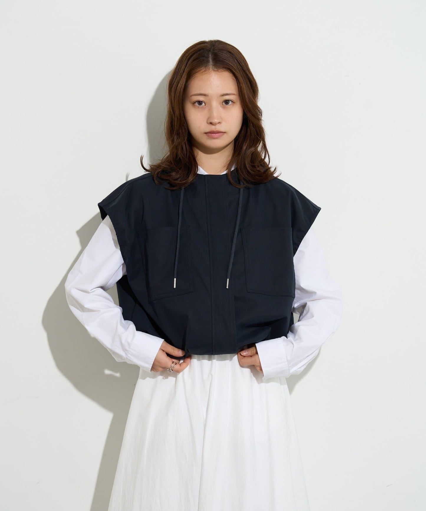 女款連帽背心