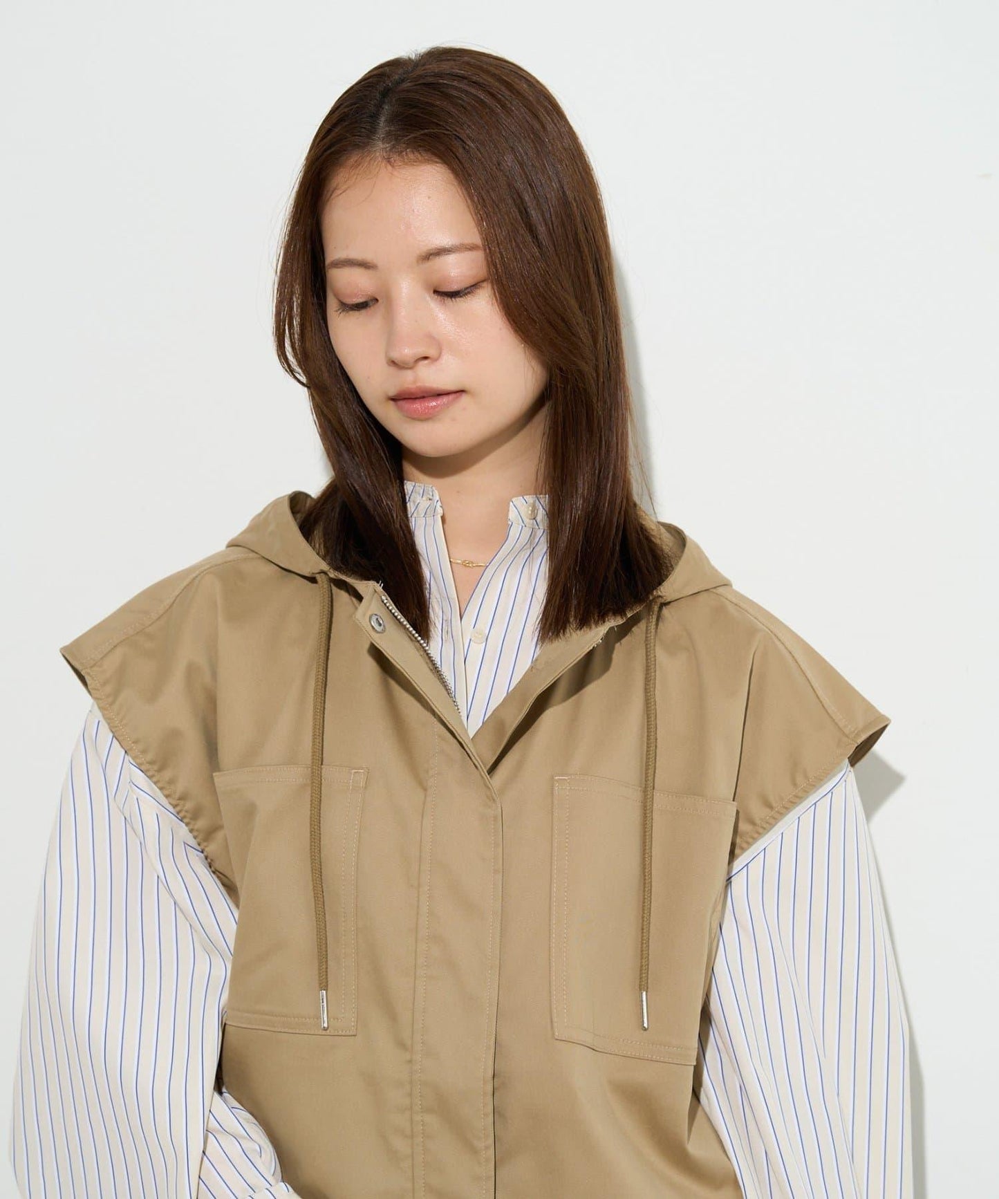 女款連帽背心